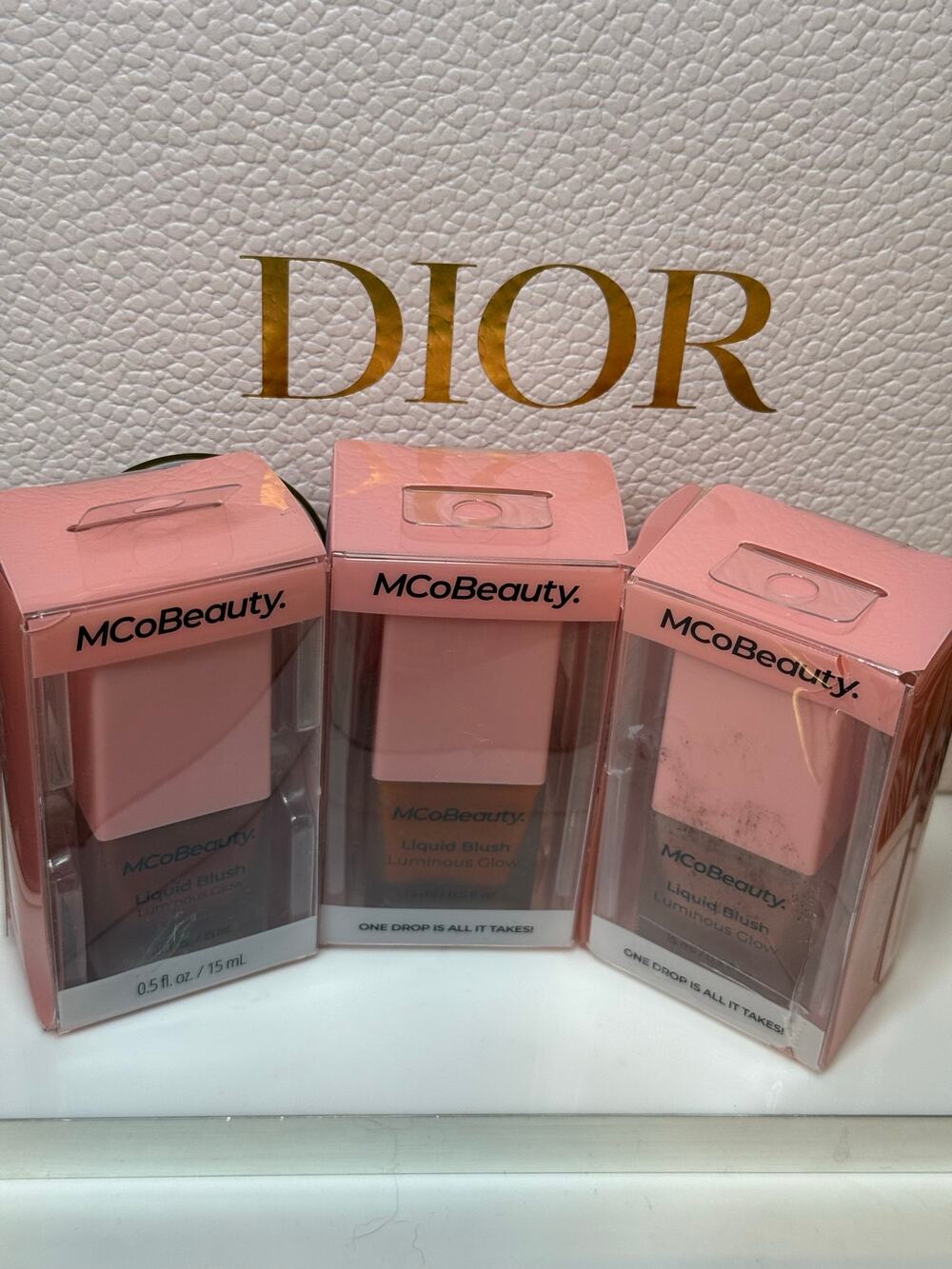MCoBeauty Liquid Blush Luminous Glow 15 mL BUNDLE of 3 - NEW in Pkg